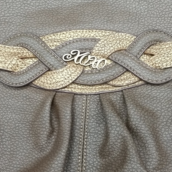XOXO Brown and Gold Hobo Shoulder Bag Purse - Picture 2 of 7